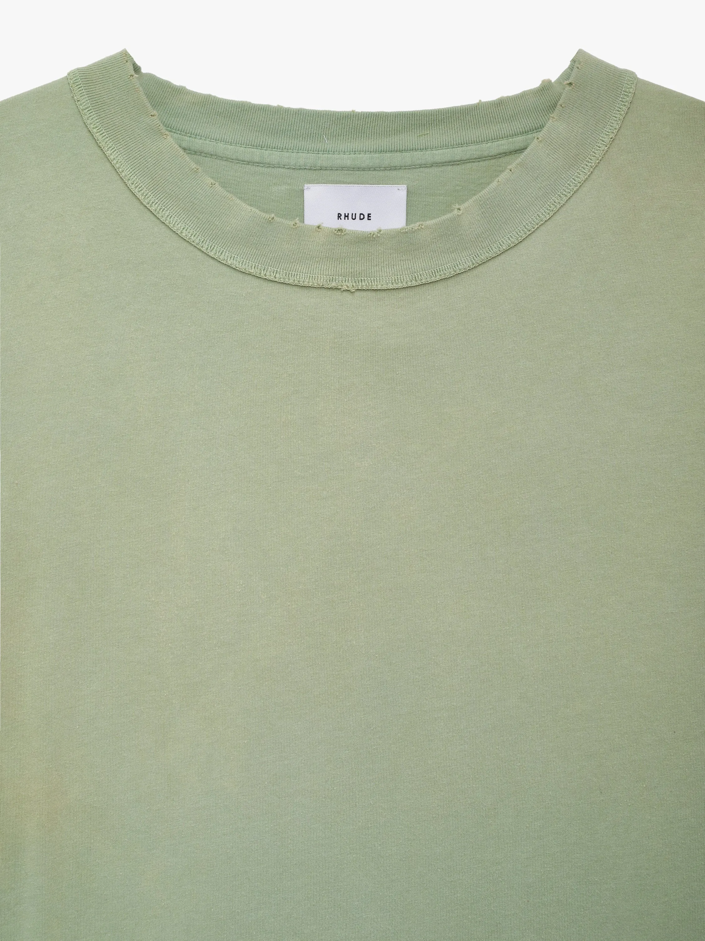 CLASSIQUE CUTOFF SLEEVE TEE sold by Rhude product image thumbnail 3