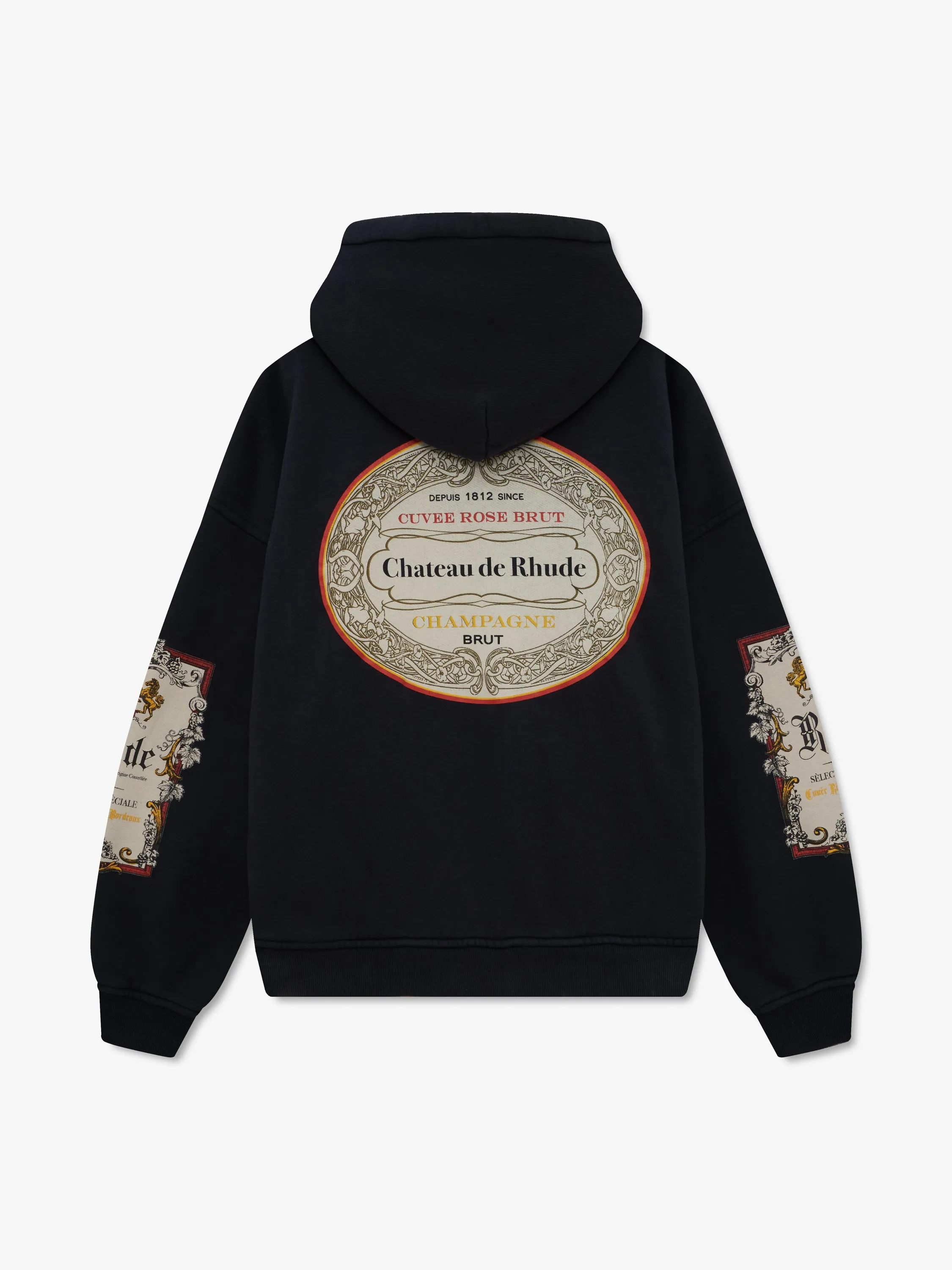 BORDEAUX RESERVE ZIP-UP HOODIE sold by Rhude product image thumbnail 2