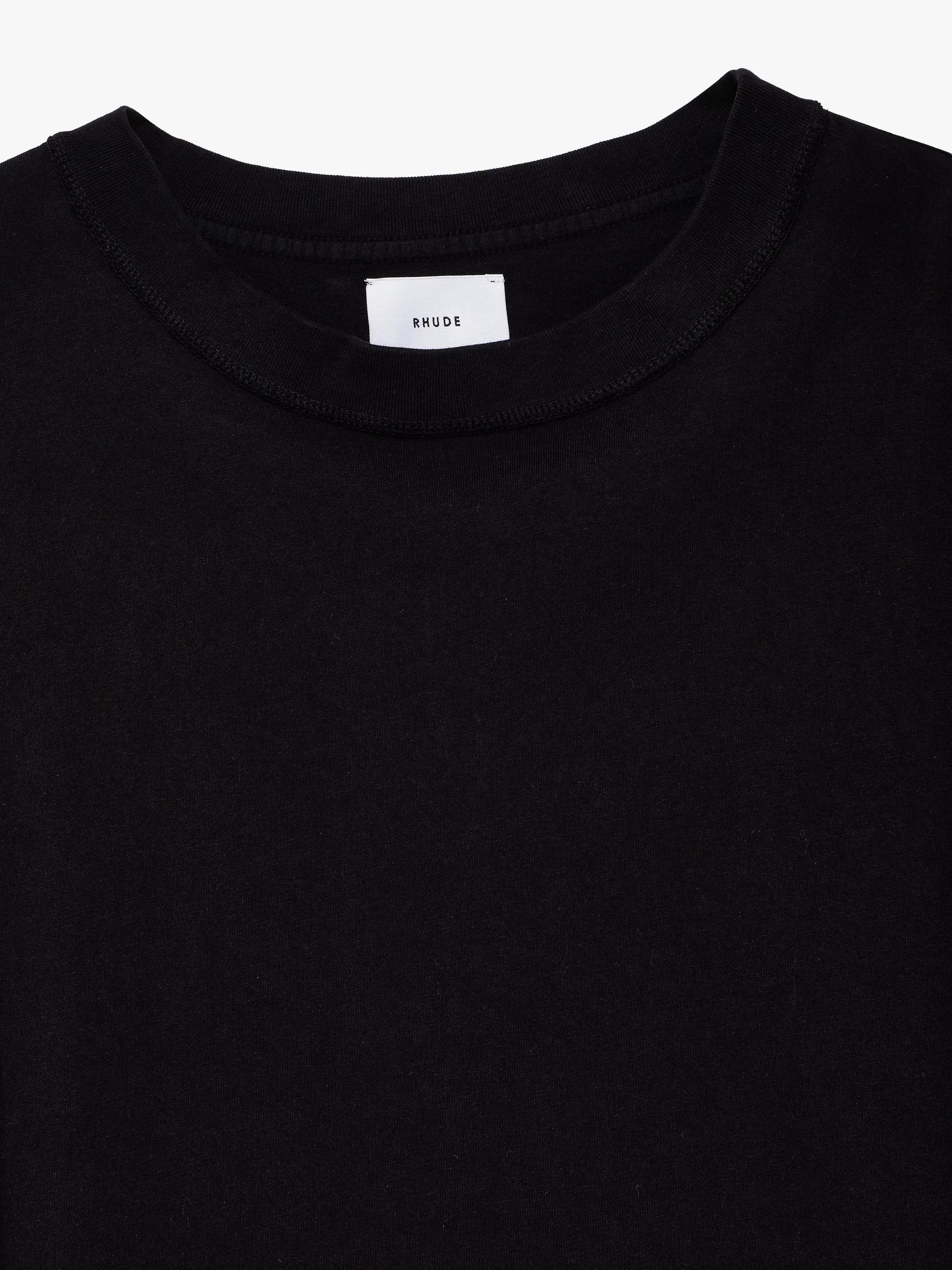 CLASSIQUE CUTOFF SLEEVE TEE sold by Rhude product image thumbnail 4