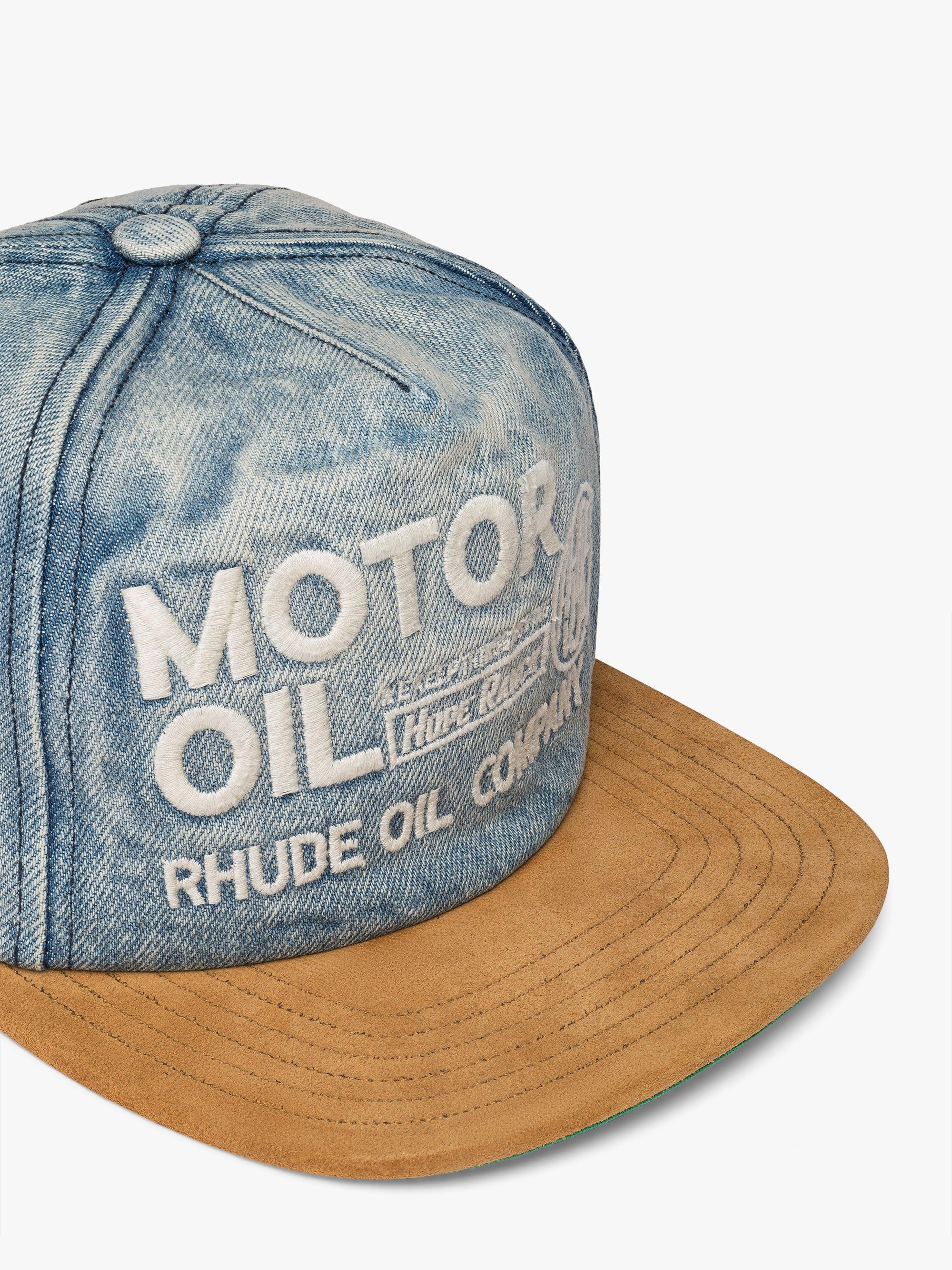 RHUDE MOTOR OIL DENIM HAT sold by Rhude product image thumbnail 3