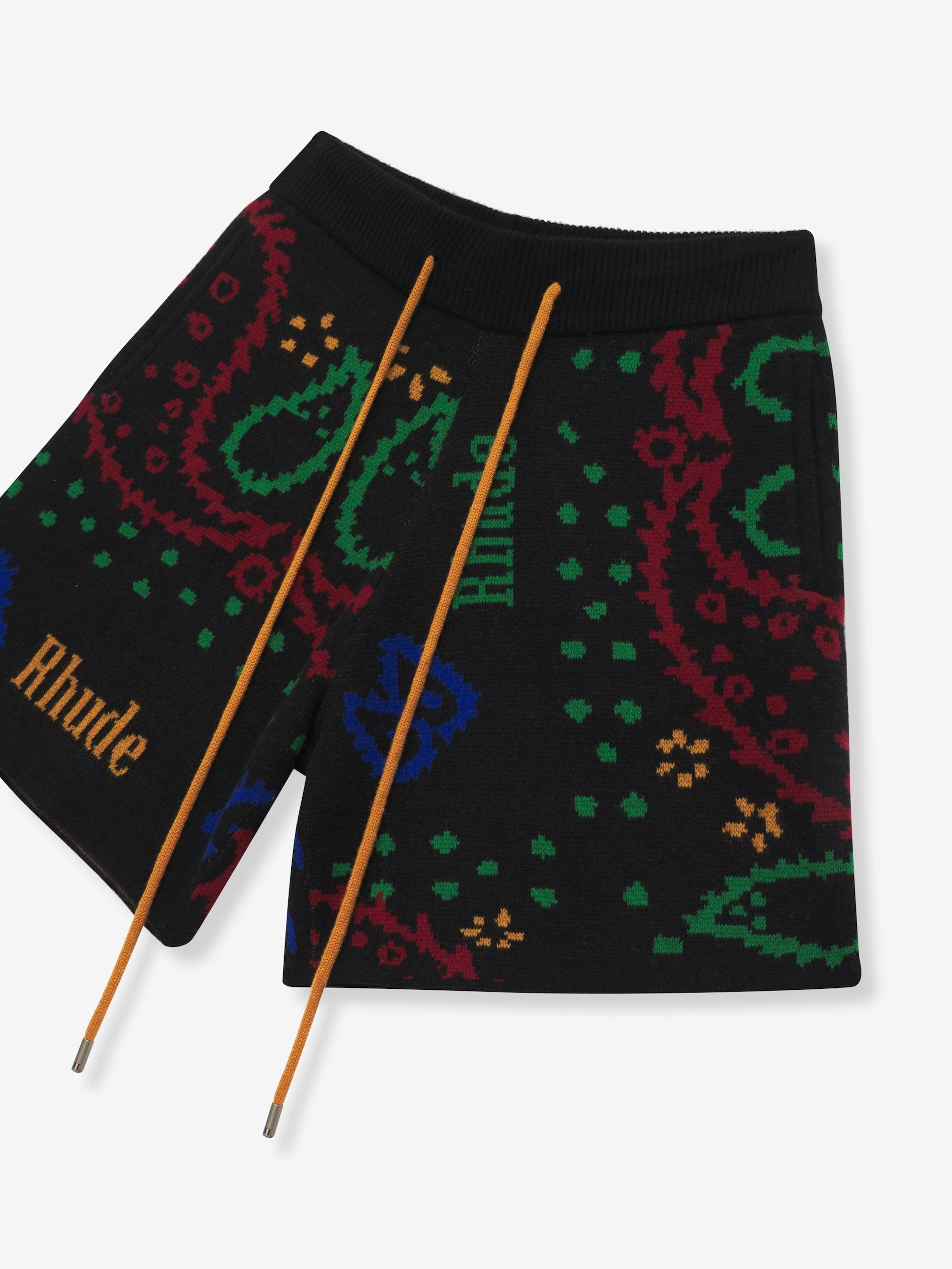 KNIT BANDANA SHORTS sold by Rhude product image thumbnail 3