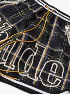 FLANNEL COURT LOGO SHORTS sold by Rhude