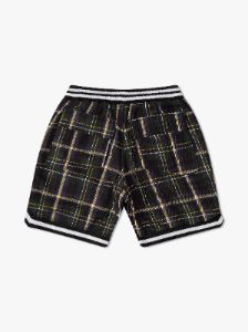 FLANNEL COURT LOGO SHORTS sold by Rhude