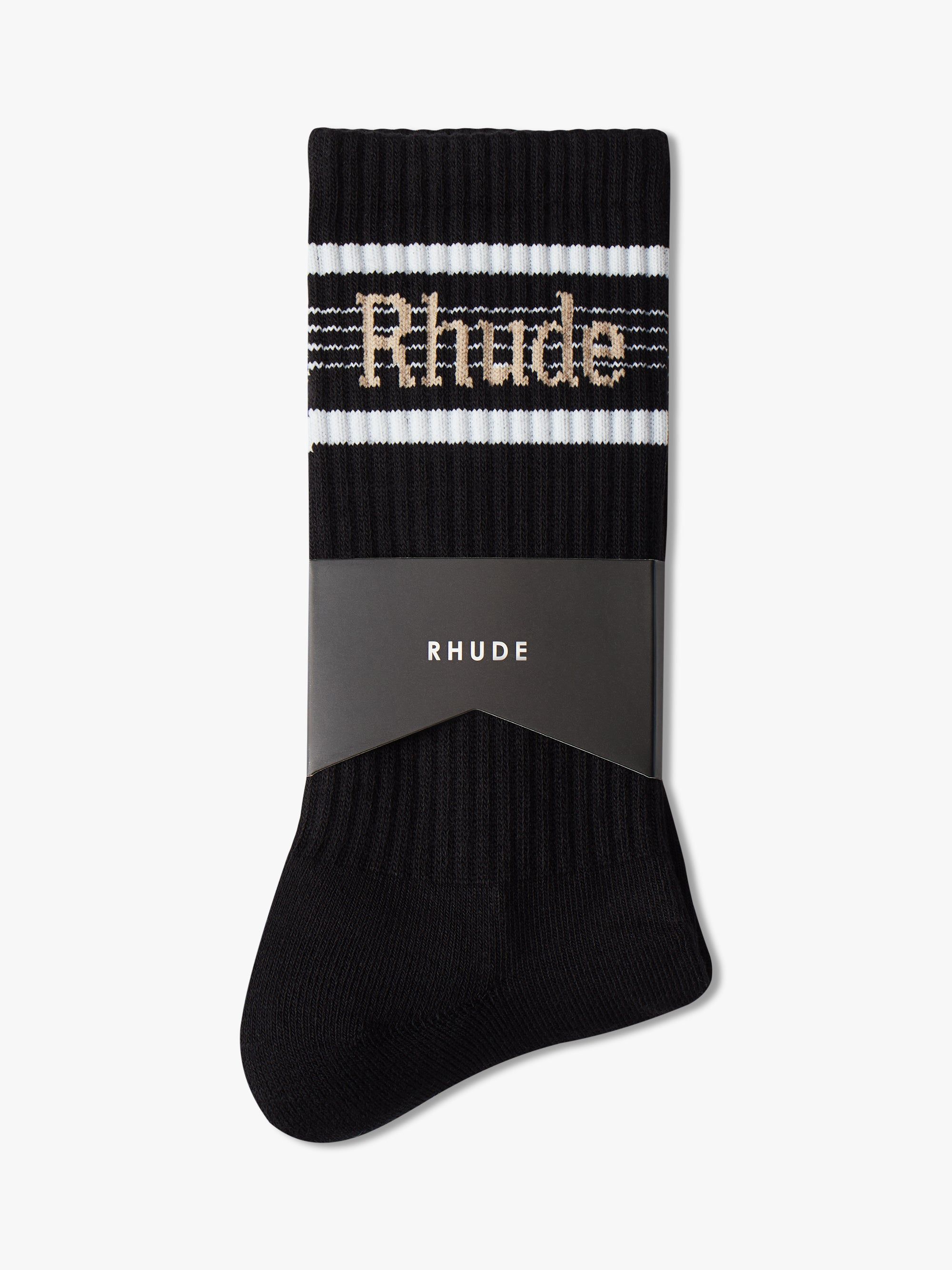 LOGO STRIPE SPORT SOCKS sold by Rhude product image thumbnail 2