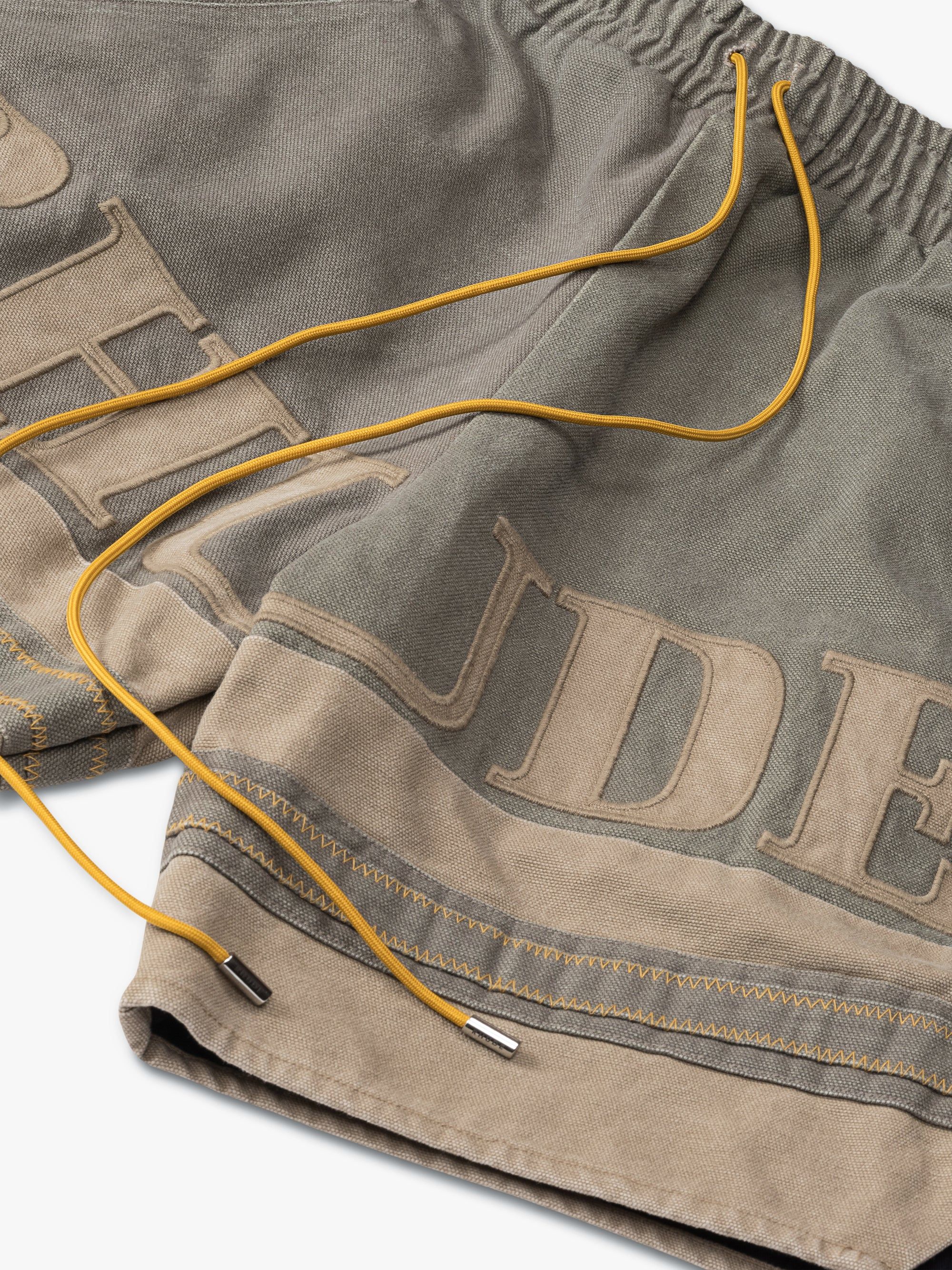 RHUDE EMB. CANVAS LOGO SHORTS sold by Rhude product image thumbnail 3
