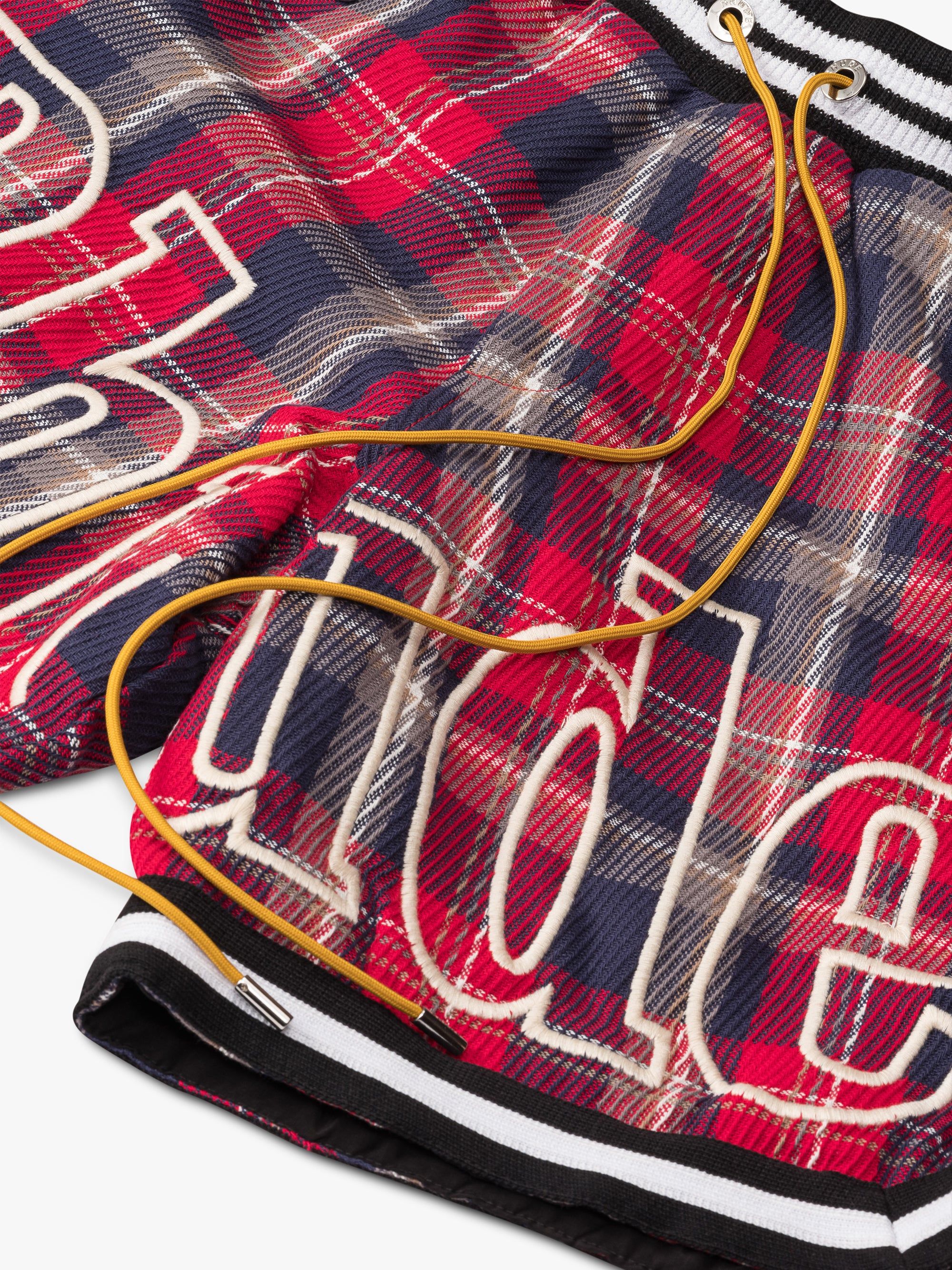 FLANNEL COURT LOGO SHORTS sold by Rhude product image thumbnail 3