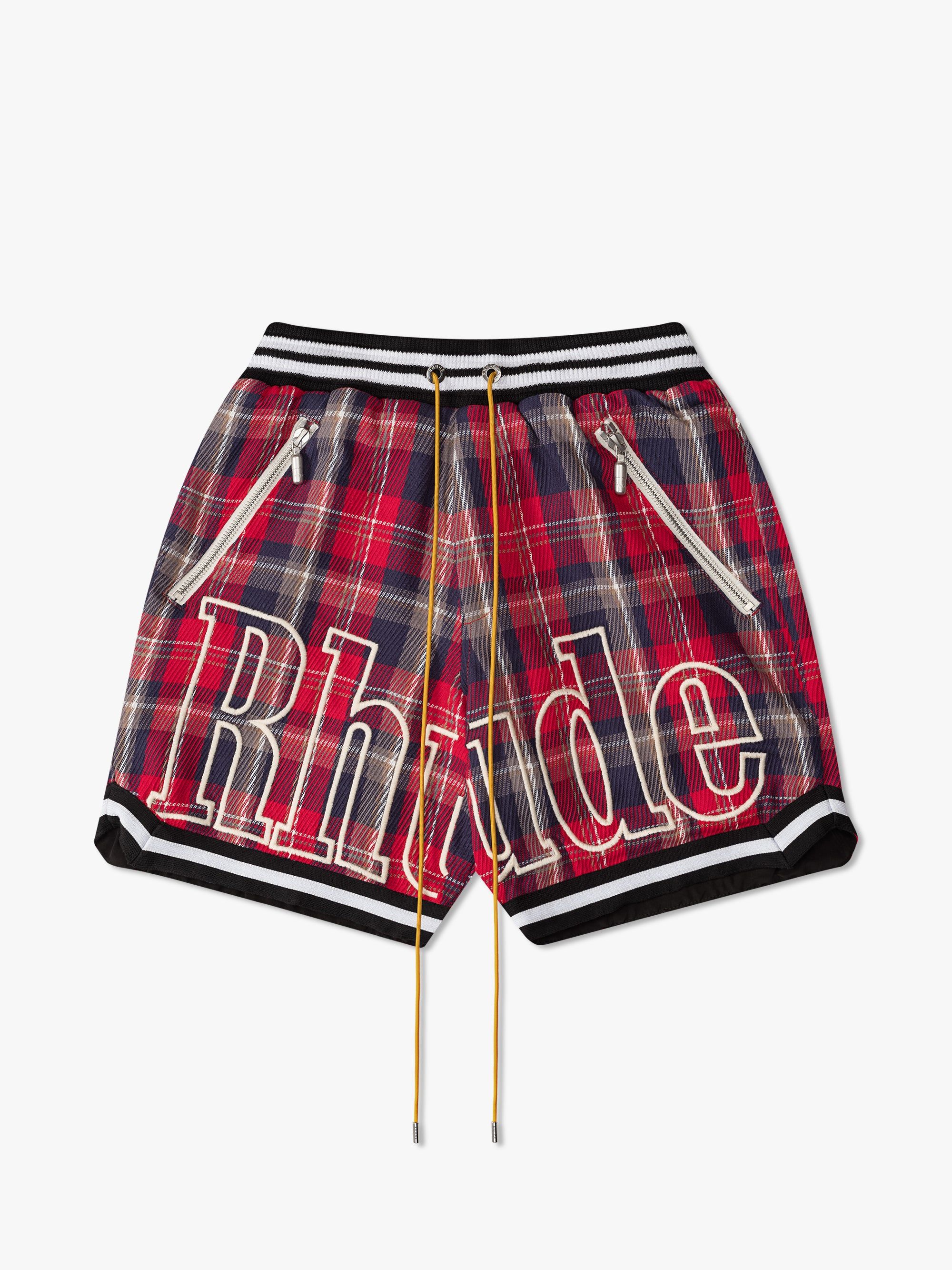 FLANNEL COURT LOGO SHORTS sold by Rhude
