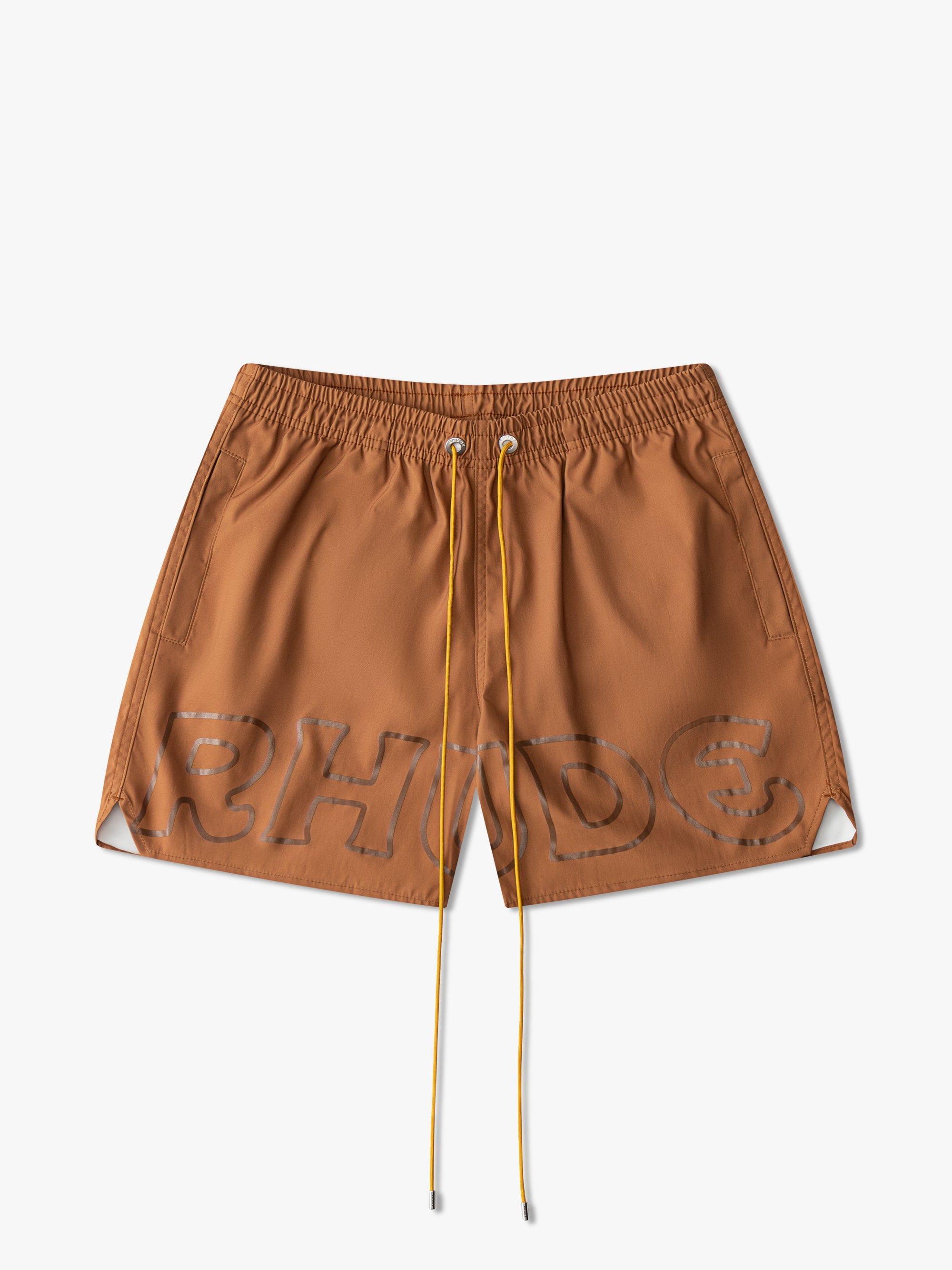 RHUDE LOGO SWIM TRUNKS sold by Rhude