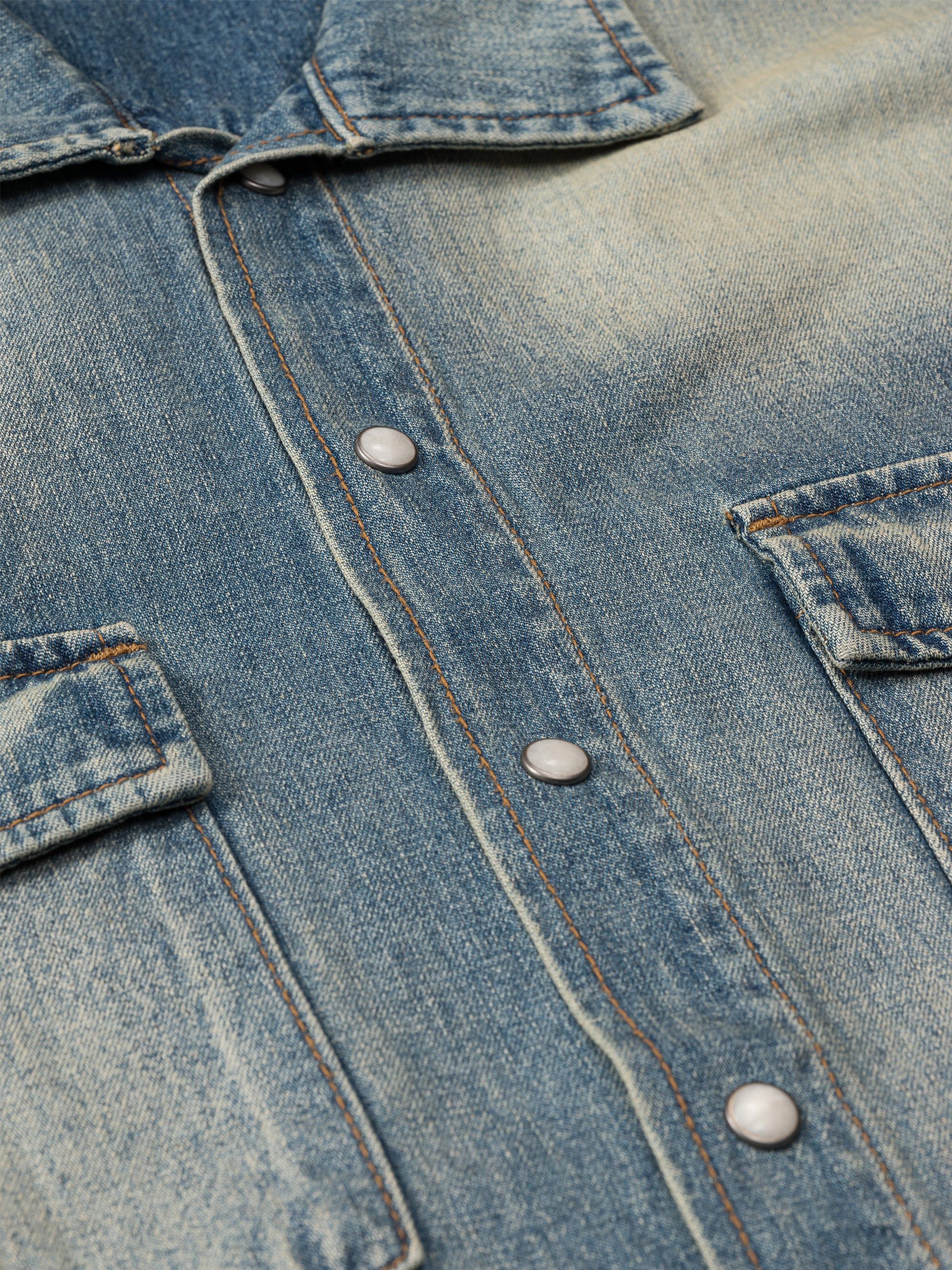 DENIM TRACK SHIRT sold by Rhude product image thumbnail 4