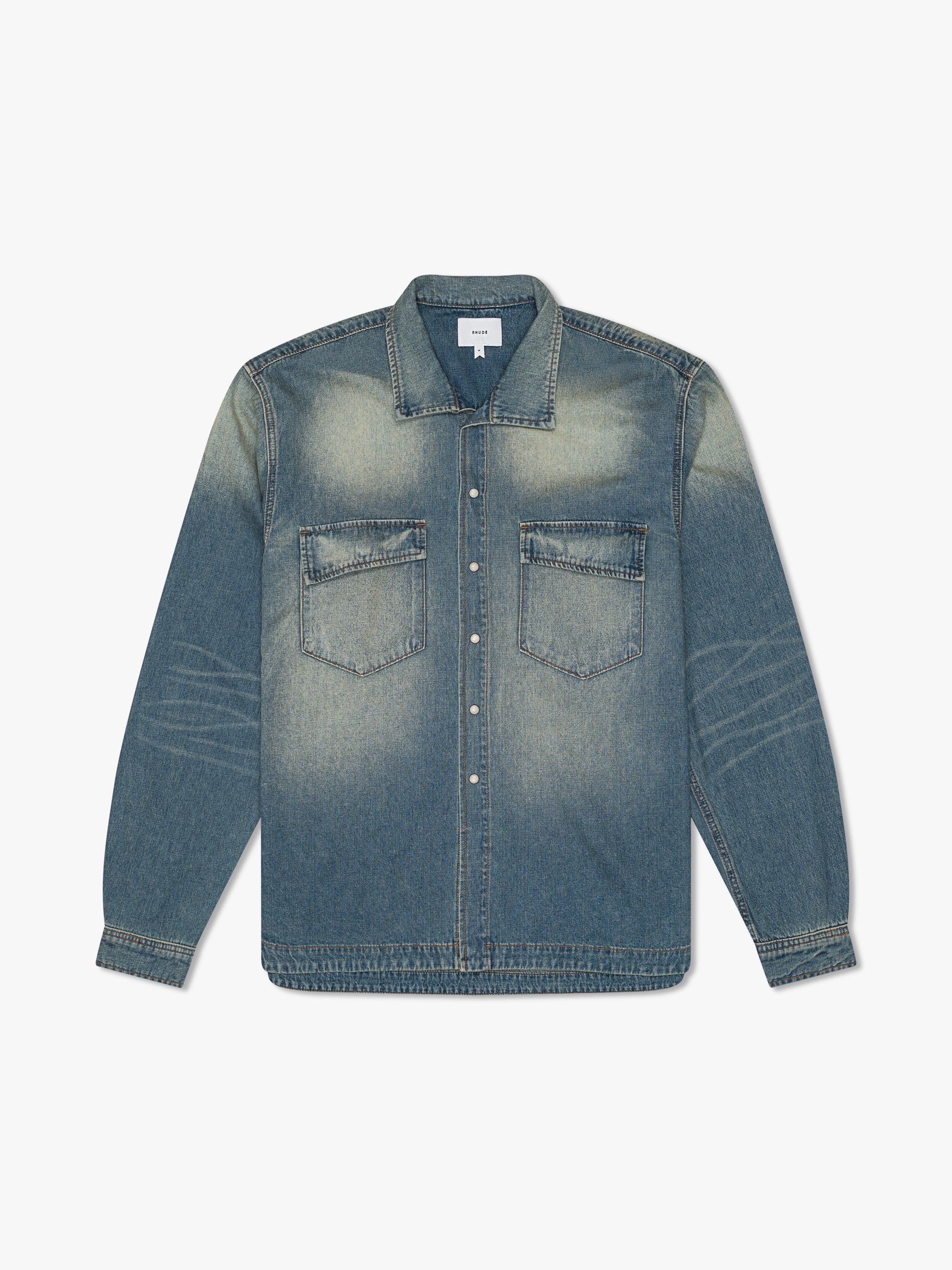 DENIM TRACK SHIRT sold by Rhude