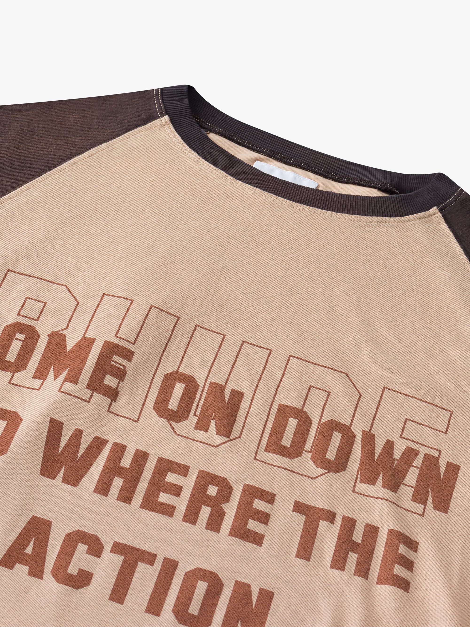 RHUDE ACTION SHORT SLEEVE RAGLAN TEE sold by Rhude product image thumbnail 3