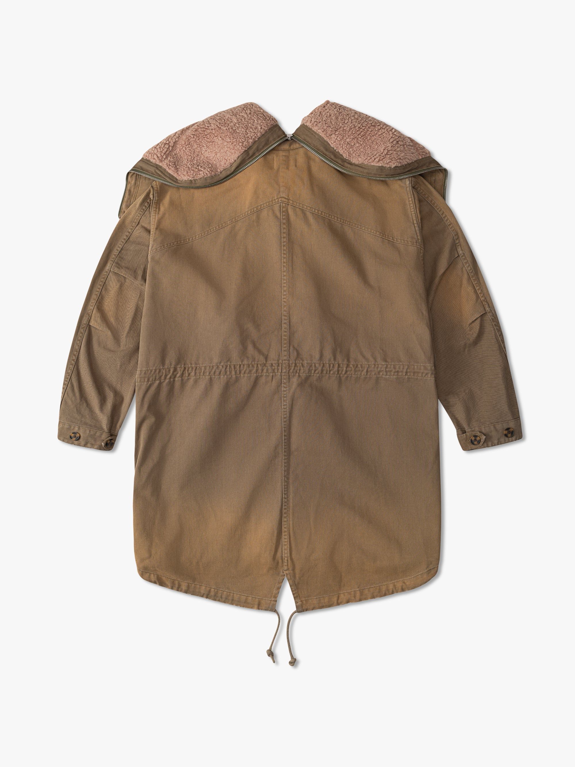 FUR HOODED PARKA JACKET sold by Rhude product image thumbnail 2