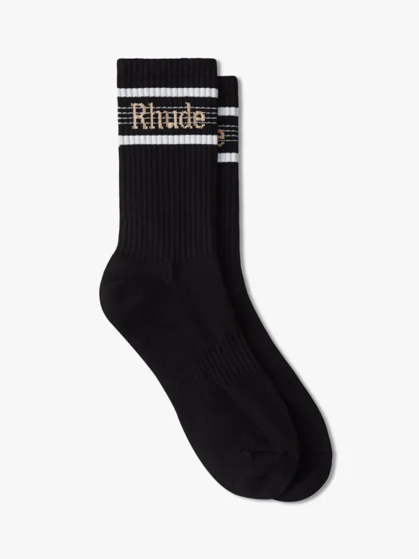 LOGO STRIPE SPORT SOCKS sold by Rhude