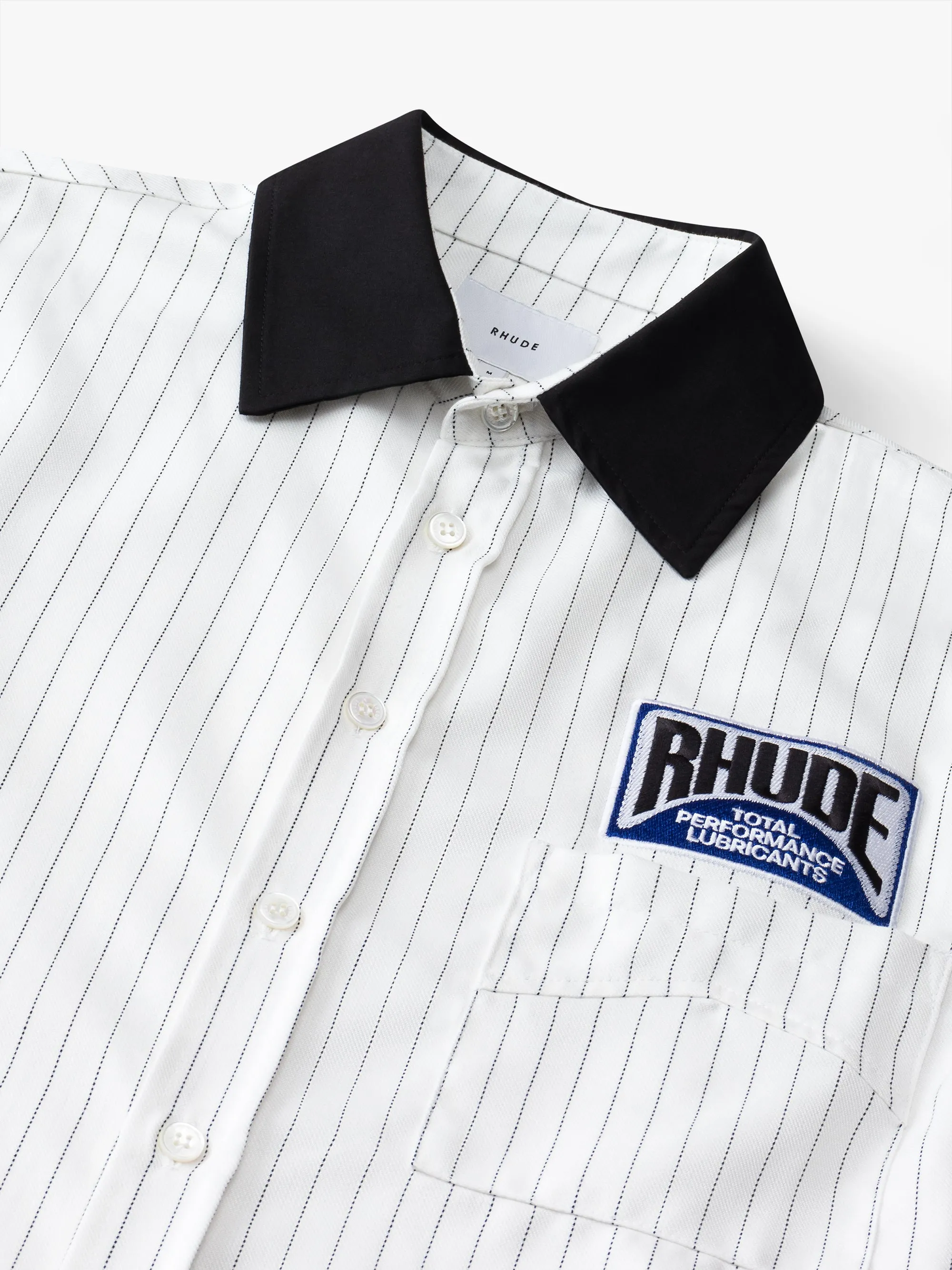 TWILL STRIPE MECHANIC BUTTON DOWN sold by Rhude product image thumbnail 3