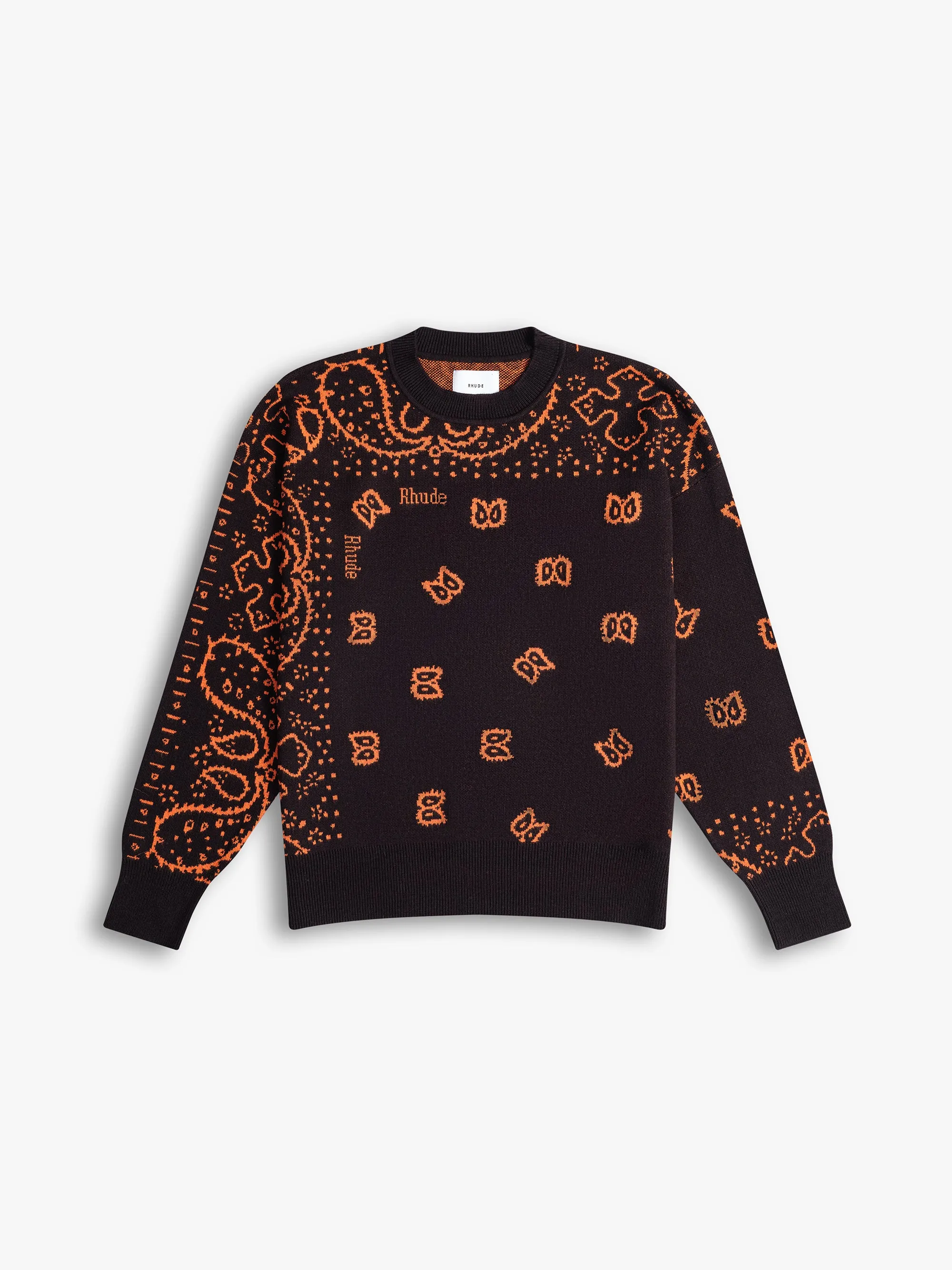 BANDANA KNIT CREWNECK sold by Rhude