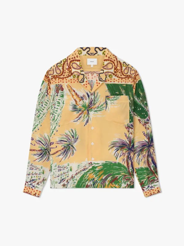 PALMINA SILK LS SHIRT sold by Rhude