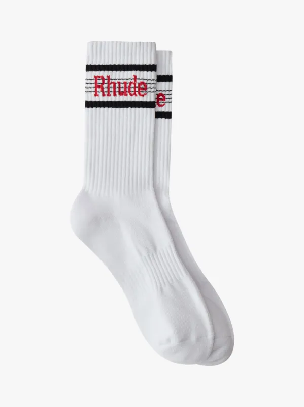 SPEED STRIPE SOCKS sold by Rhude