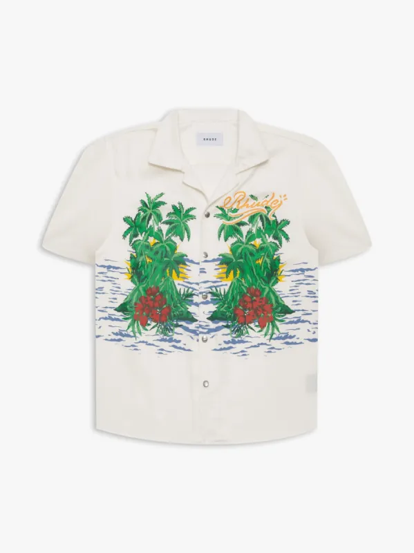 PALMAS SNAP SHIRT sold by Rhude