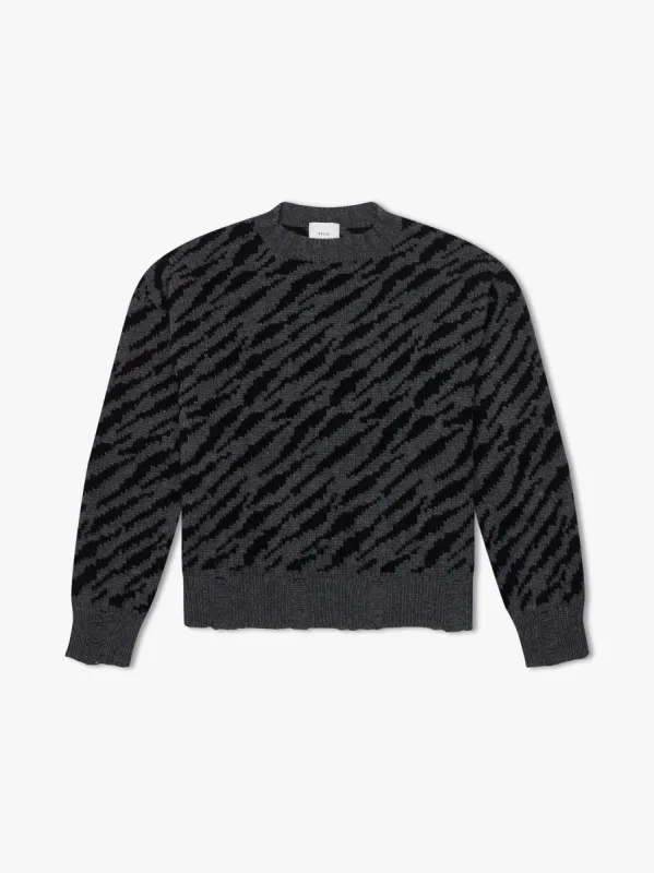 ZEBRA KNIT CREWNECK sold by Rhude