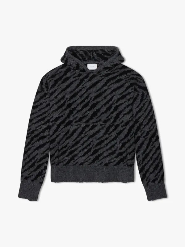 ZEBRA KNIT HOODIE sold by Rhude