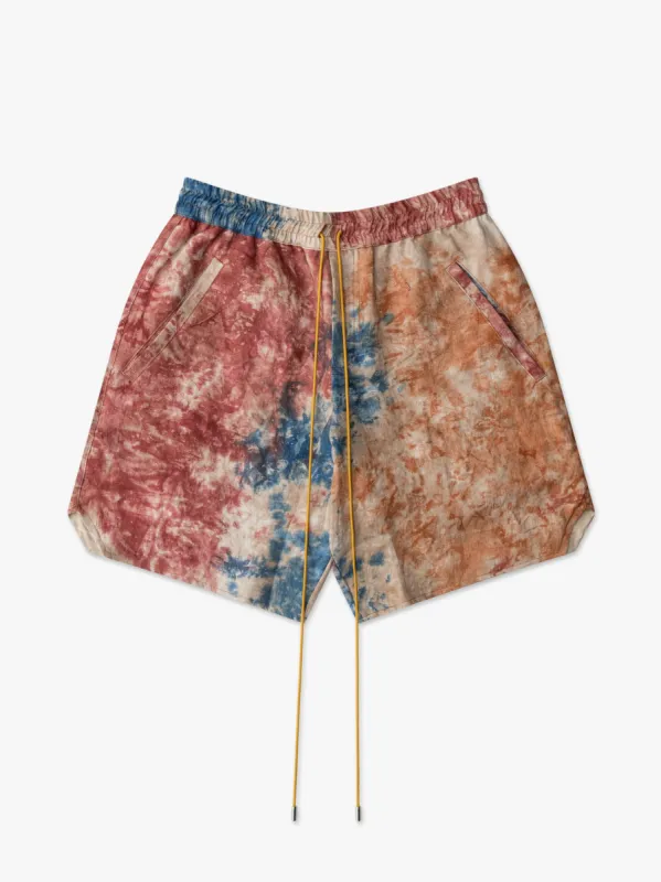 PEACE CAMO LINEN SHORTS sold by Rhude