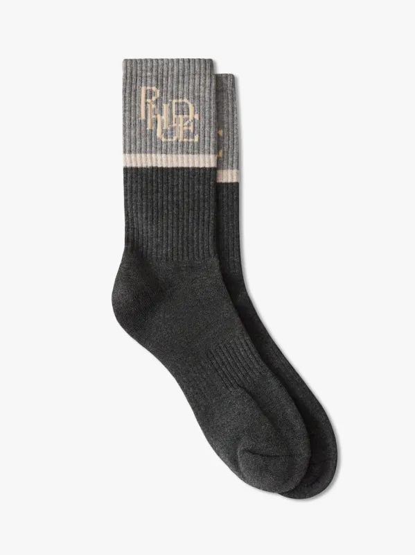 LOGO HEATHER SPORT SOCKS sold by Rhude