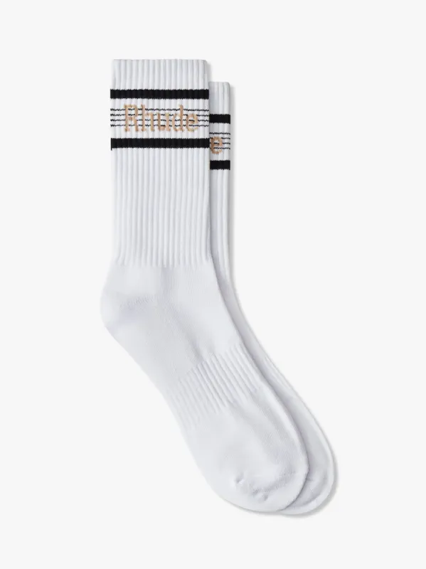 LOGO STRIPE SPORT SOCKS sold by Rhude
