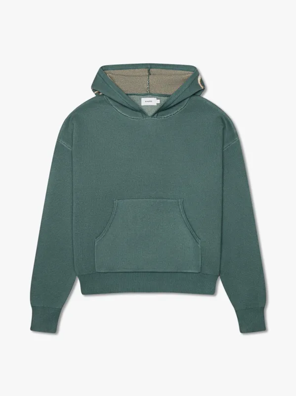 SCRIPT LOGO KNIT HOODIE sold by Rhude