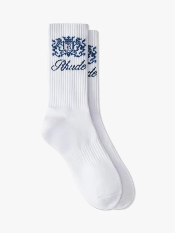 CREST LOGO SOCKS sold by Rhude