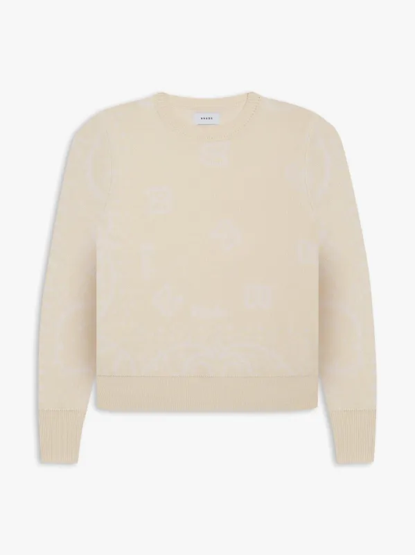 BANDANA KNIT CREWNECK sold by Rhude