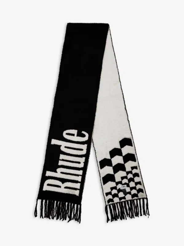 FUZZY OVERSIZED LOGO SCARF sold by Rhude
