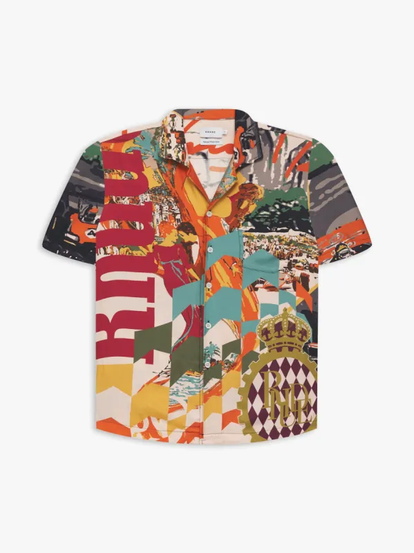 SILK RACING SS BUTTON UP sold by Rhude
