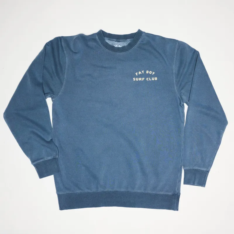 Duck Dive Crewneck Sweatshirt - Slate Blue sold by Fat Boy Surf Club