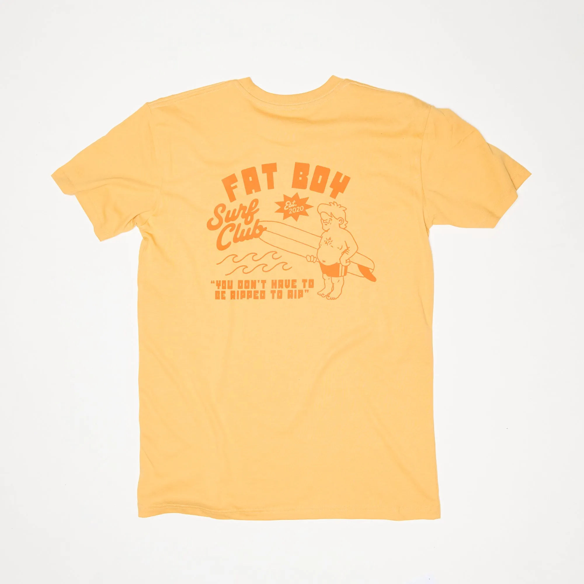 Ripped 2 Rip Tee - Mustard sold by Fat Boy Surf Club product image thumbnail 2