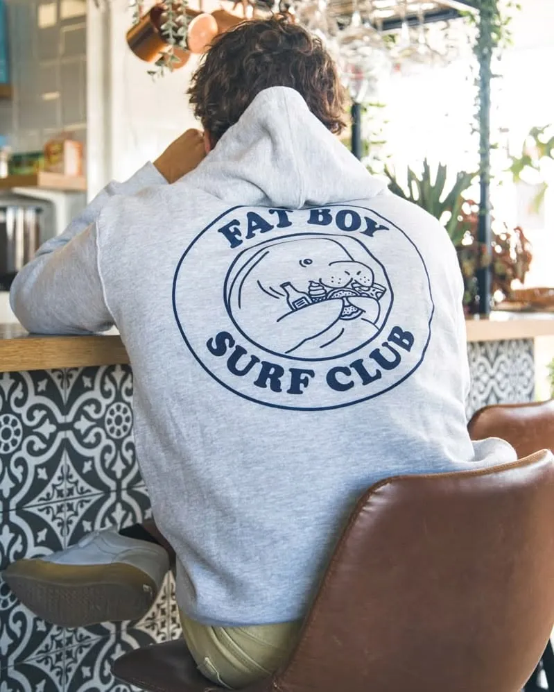 FBSC Premium Heavyweight Hoodie Grey sold by Fat Boy Surf Club product image thumbnail 3