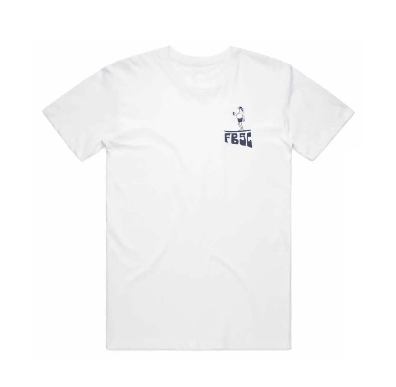 Big Wave Jerry Tee - White/Purple sold by Fat Boy Surf Club product image thumbnail 3