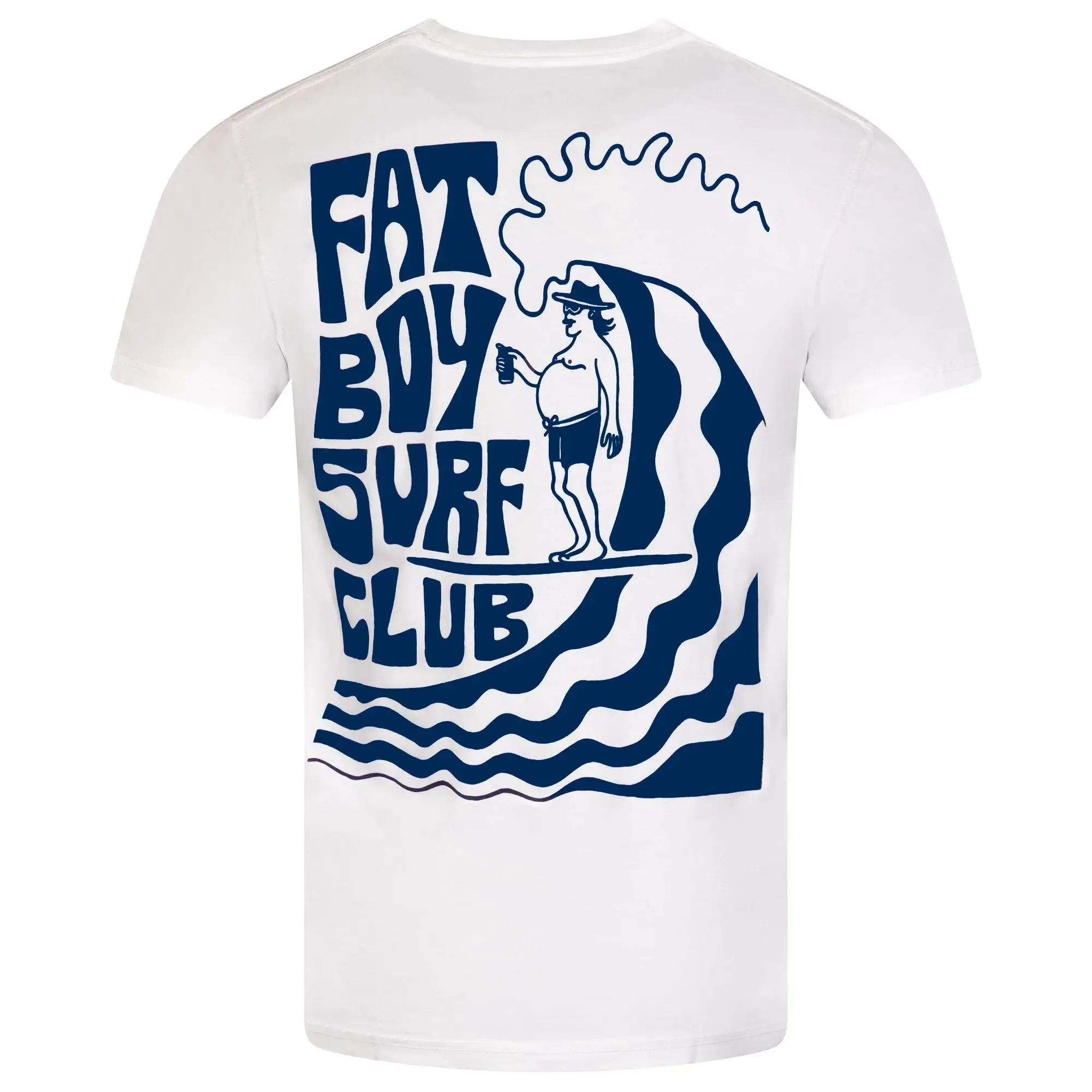 Big Wave Jerry Tee - White/Purple sold by Fat Boy Surf Club product image thumbnail 2
