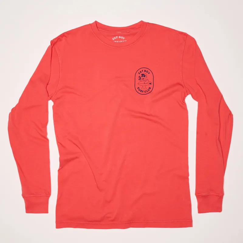 Hose Water Long Sleeve Tee - Flamingo sold by Fat Boy Surf Club