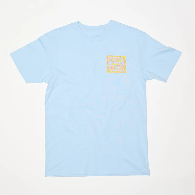 Free to Flow Tee - Light Blue sold by Fat Boy Surf Club