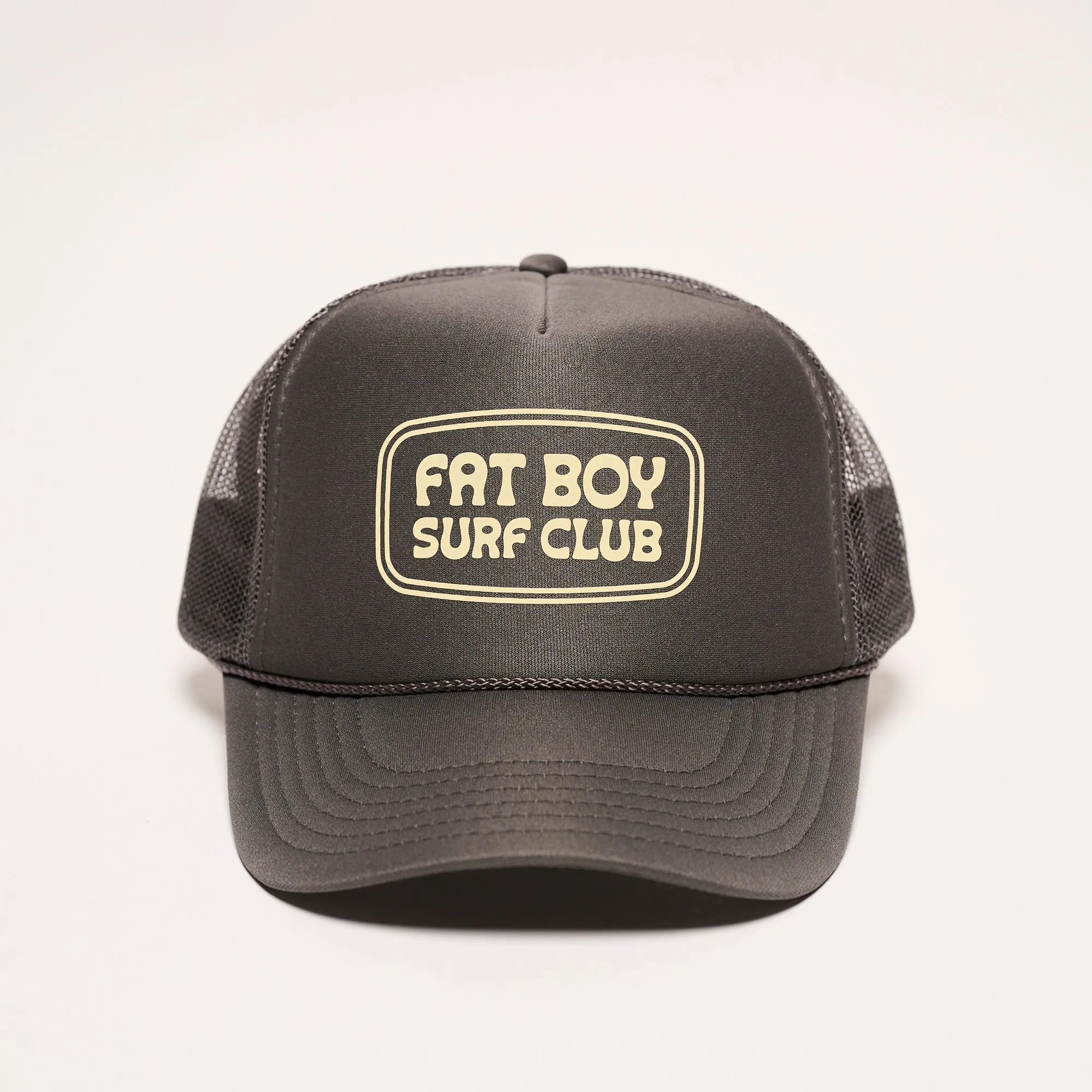 FBSC Foam Trucker Hat - Charcoal sold by Fat Boy Surf Club