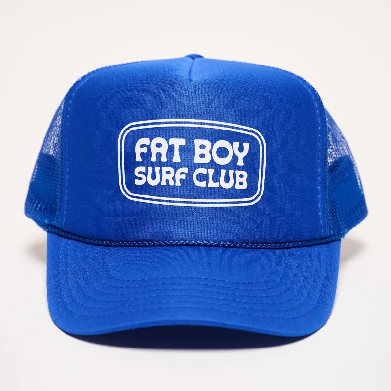 FBSC Foam Trucker Hat - Royal sold by Fat Boy Surf Club