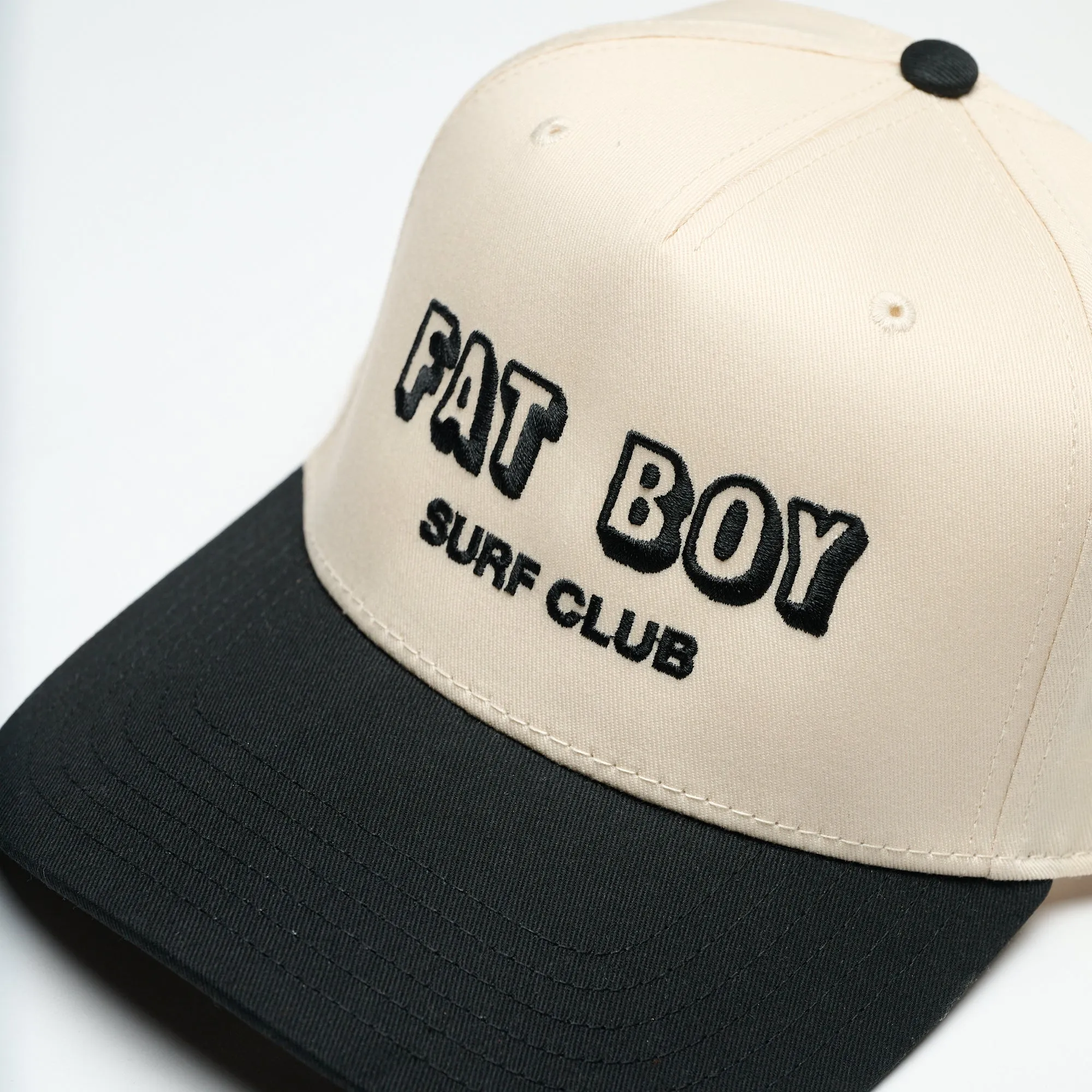 The Coastal Canvas Hat - Black & Natural sold by Fat Boy Surf Club product image thumbnail 2