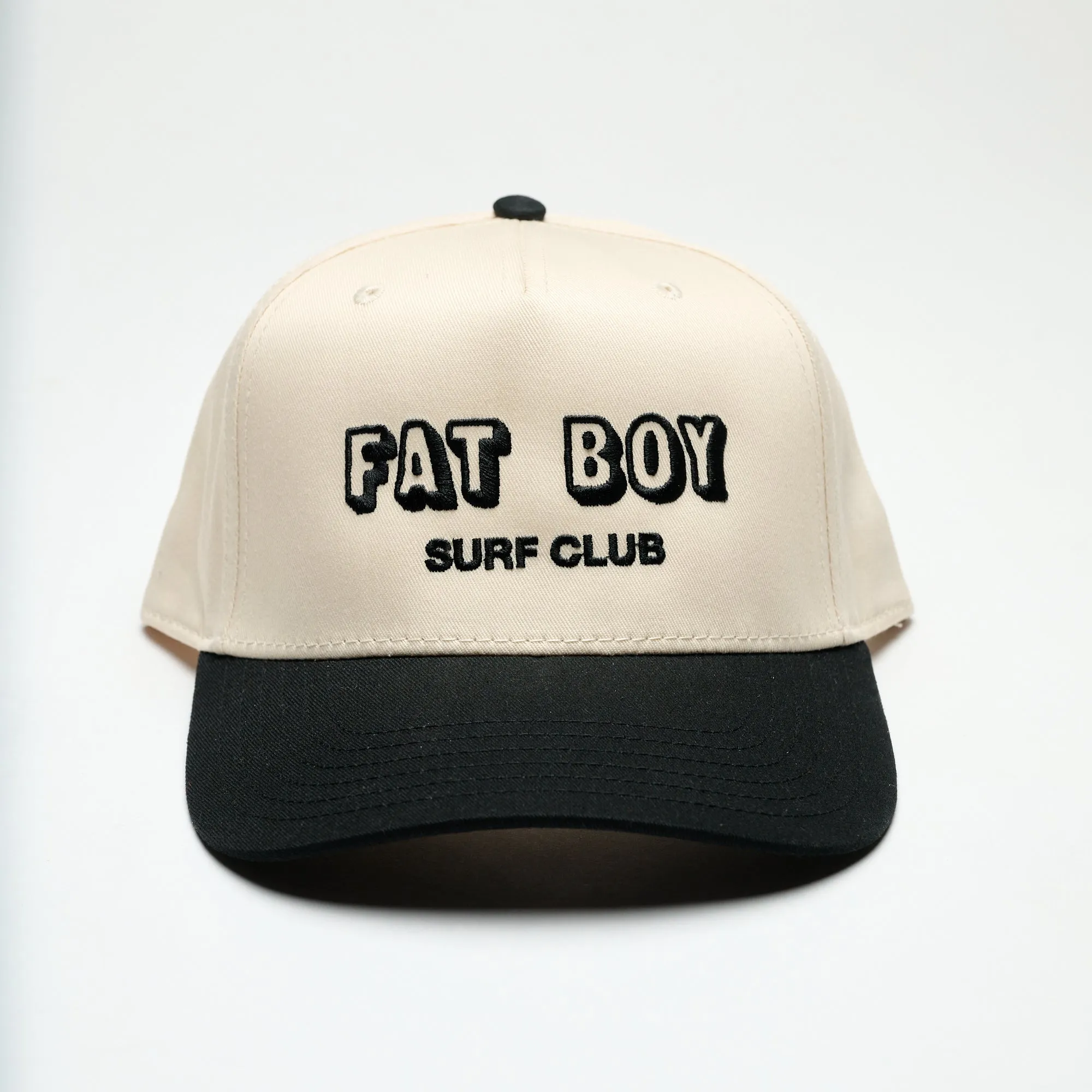 The Coastal Canvas Hat - Black & Natural sold by Fat Boy Surf Club