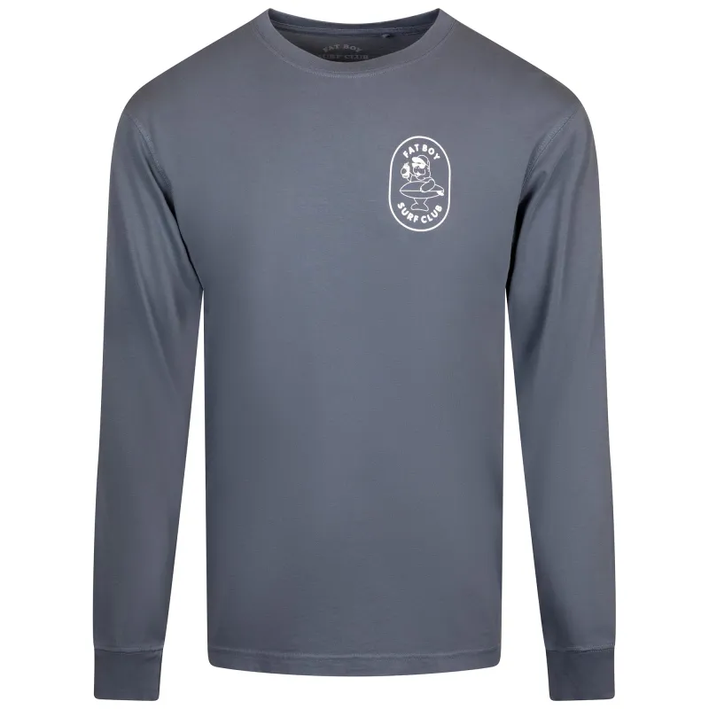 Hose Water Long Sleeve Tee - Saltwater Blue sold by Fat Boy Surf Club