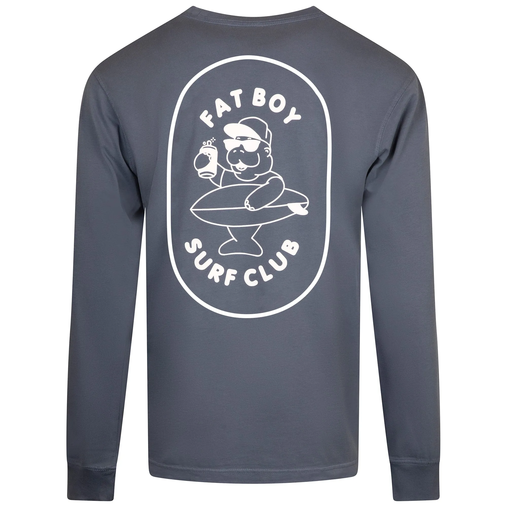 Hose Water Long Sleeve Tee - Saltwater Blue sold by Fat Boy Surf Club product image thumbnail 2