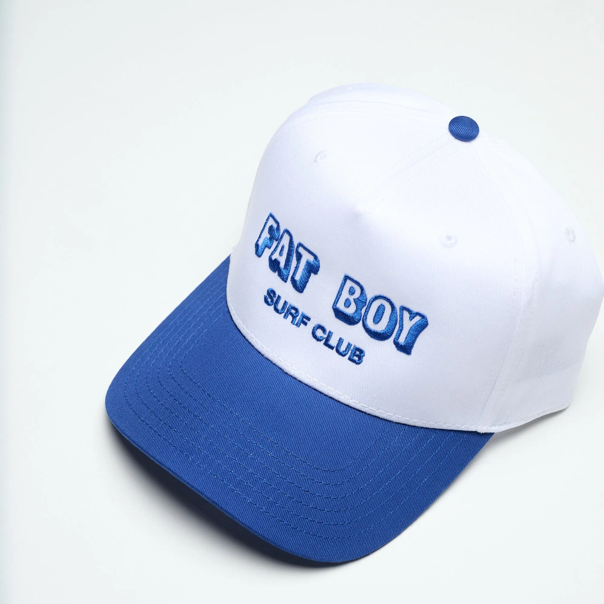 FBSC Coastal Canvas Hat - Royal & White sold by Fat Boy Surf Club product image thumbnail 2