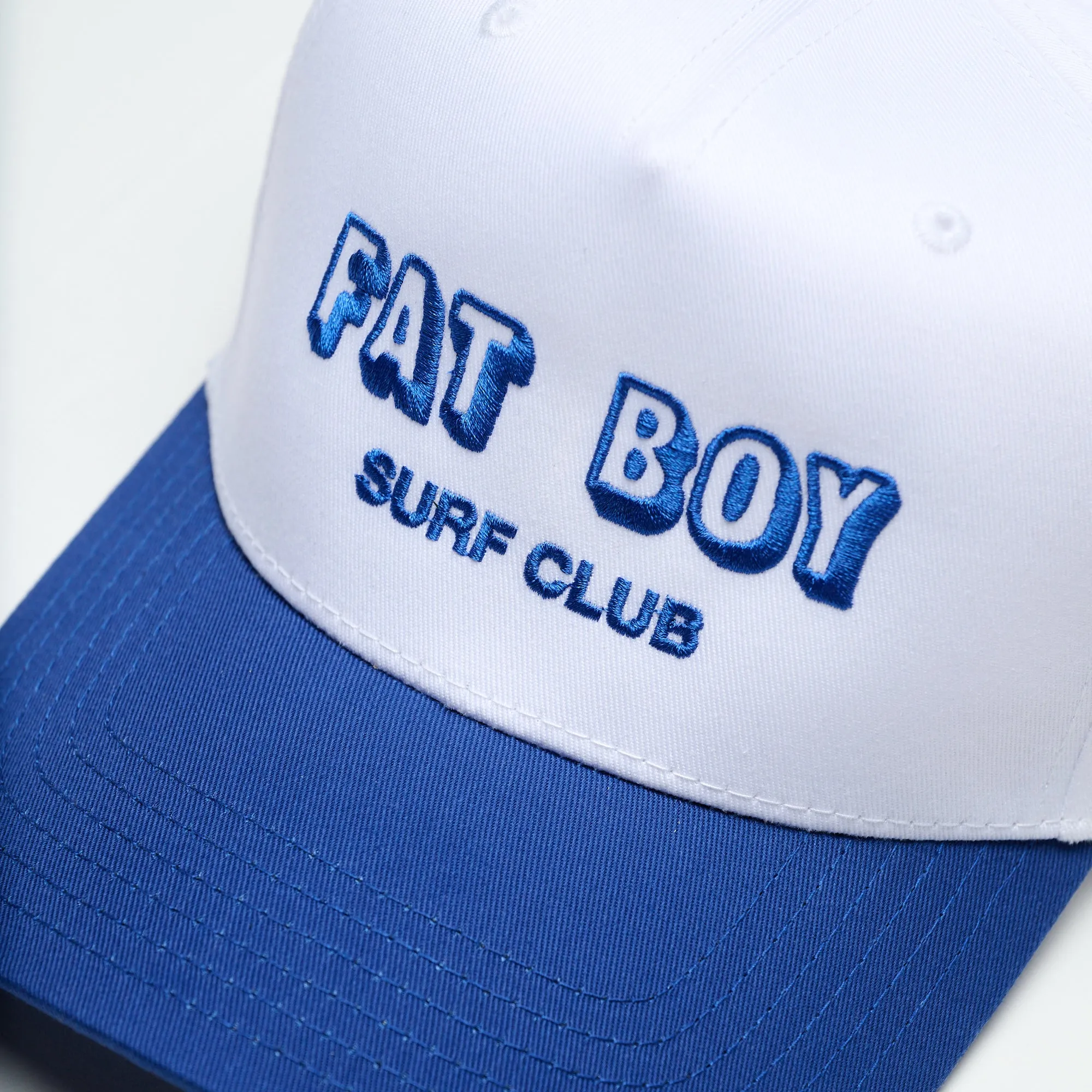FBSC Coastal Canvas Hat - Royal & White sold by Fat Boy Surf Club product image thumbnail 3