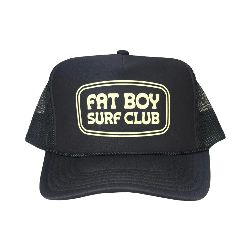 FBSC Foam Trucker Hat - Black sold by Fat Boy Surf Club