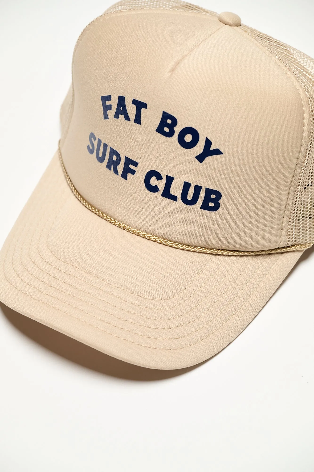 FBSC Foam Trucker Hat - Khaki sold by Fat Boy Surf Club product image thumbnail 2