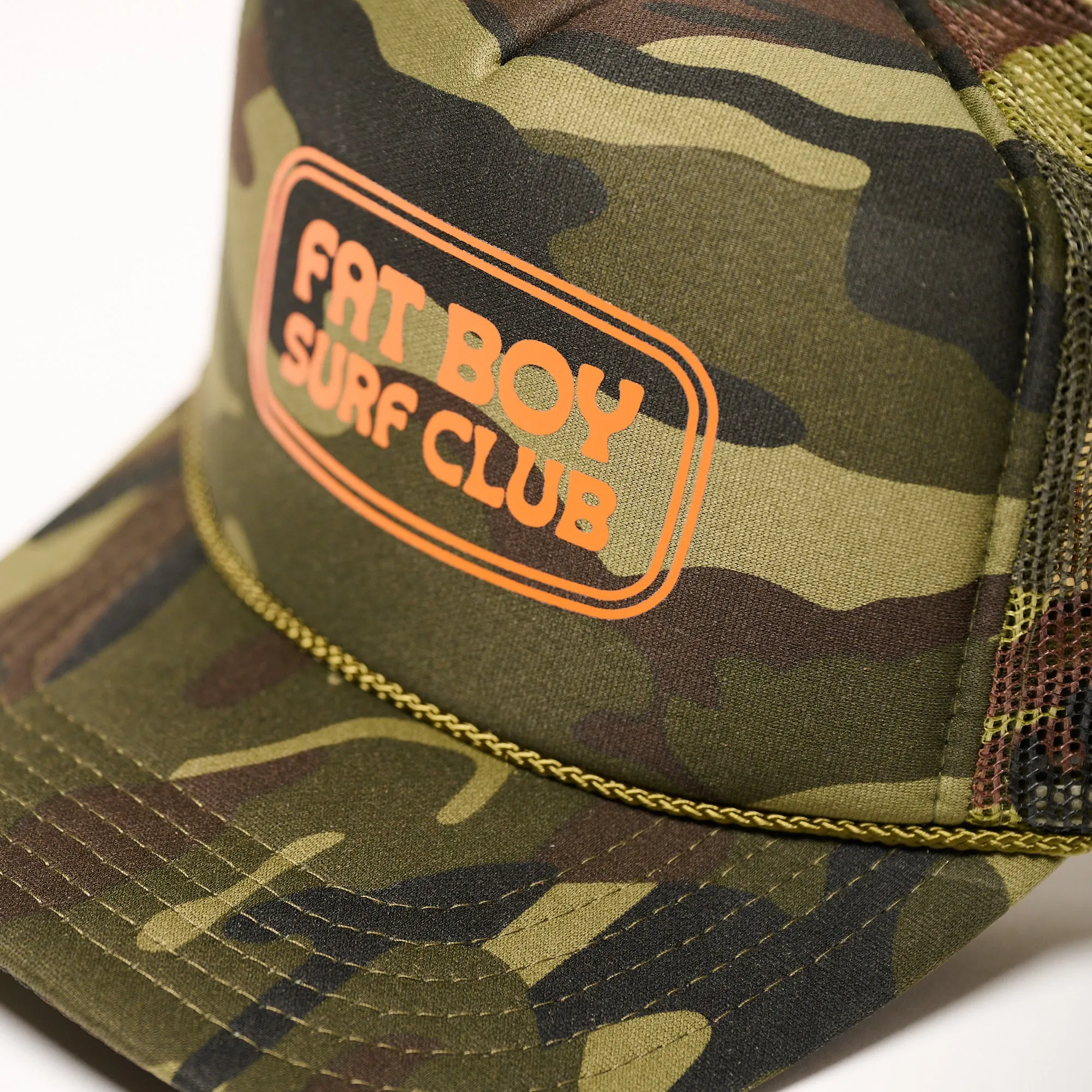FBSC Foam Trucker Hat - Camo sold by Fat Boy Surf Club product image thumbnail 3